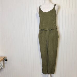C EST. 1946 | Olive Sleeveless Jumpsuit